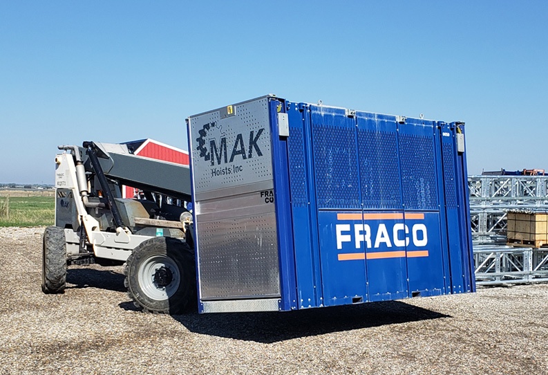 Fraco custom designed hoisting solutions Calgary Alberta Canada